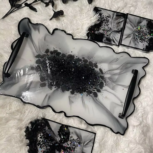 Bandeja de Servicio de Resina de Alta Calidad, Ideal para Servir o Decorar, Perfecta para Regalo, Precio al por Mayor - Product Image 1