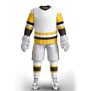 Dernier design, haute qualité, nouvelle arrivée, maillot de hockey sur glace personnalisable, respirant et à séchage rapide, 100% polyester - Product Image 1