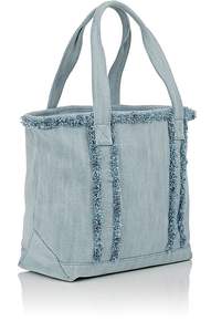 Bolsa de tela vaquera de gran capacidad con bolsillo frontal, bolso de hombro de lona azul para compras diarias, playa y viajes. - Product Image 6