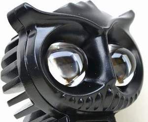 ไฟตัดหมอก ELTRON TURBO รูปทรงนกฮูก นำเข้า 110W DC 12V-24V ความสว่างสูง แสงสีเหลืองและสีขาว โครงอะลูมิเนียมแข็งแรง สำหรับรถออฟโรด - Product Image 4