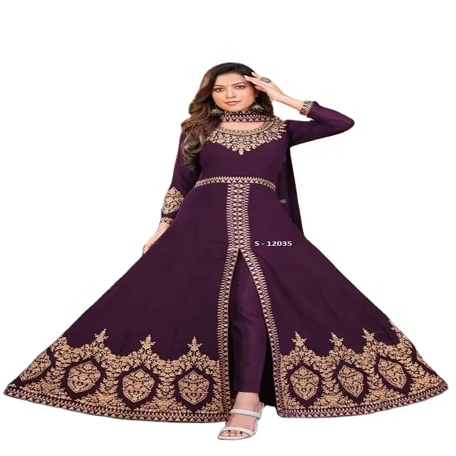 Penjualan terlaris gaun pernikahan Salwar Kameez untuk pakaian pesta tersedia di harga grosir dari eksportir India salwar kameez