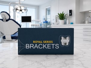 Brackets de Ortodoncia Serie Royal, Brackets Dentales Premium MBT 022, Alta Resistencia, Baja Fricción, Estéticos, Color Diente, CE - Product Image 3