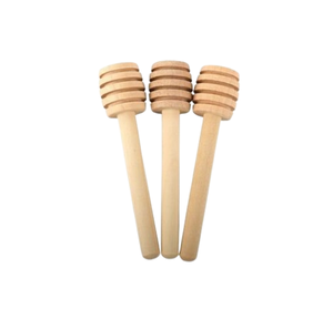 Juego de 2 Cucharas de Madera para Miel, con Cabeza Ranurada, Baño de Oro Rosa, Mango Largo, Duradero, Ecológico, Capacidad de 10ml - Product Image 4