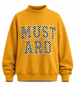Pull ras du cou pour femme style preppy universitaire, col montant, avec patch personnalisé nom de l'État, en molleton doux, style vintage, esprit scolaire, vêtement de campus - Product Image 4