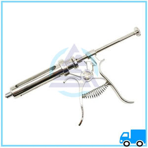 Jeringa Veterinaria de Inyección Continua para Animales, Herramienta de Vacunación Automática de Acero Inoxidable de 10 ml para Vacas, Cerdos y Ovejas - Product Image 3