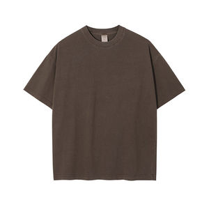 <b>Oversized</b> Unisex Solid Color Polyester Jersey Long Sleeve <b>V</b>-<b>neck</b> Casual <b>T</b>-<b>Shirt</b> Puff Printing Color Blocked Street Style - Product Image 4