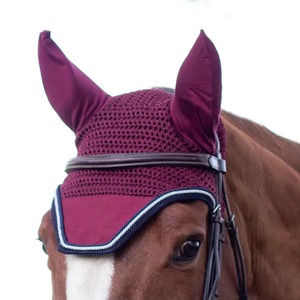 High Quality Handmade Labino Industries Equestrian <b>Fly</b> Veil Ear <b>Net</b> Bonnet Breathable Sustainable Polyester/Spandex Mesh for - Product Image 5