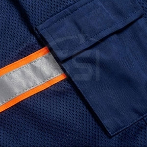 Pantalon de jogging robuste et imperméable, conforme à la norme ANSI Classe 2, avec logo personnalisé, idéal pour le travail industriel en extérieur - Product Image 4