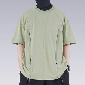 Camisetas Techwear con Logotipo Personalizado, Camisetas de Secado Rápido, Ropa Deportiva, Camisetas Técnicas para Hombre, Tops Tácticos Multibolsillos de Alto Rendimiento - Product Image 1