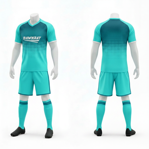 Team Soccer Kit Full Sublimation Breathable Fabric Uniform | <b>Men</b> Women Adult Sizes | Short Front Lightweight Quick Dry - Product Image 1