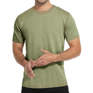 Camiseta de Algodón 100% de Cuello Redondo y Bordado de Alta Calidad, Talla Grande, con Logotipo Personalizado para Hombre - Product Image 2