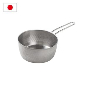 Casserole Yukihira, 15 cm, 18 cm, 20 cm, entièrement en acier inoxydable, avec poignée, résistante à la déformation et d'une excellente durabilité. - Product Image 1