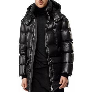 Ventes chaudes 2026 : Doudoune unisexe d'hiver grande taille pour homme, fermeture éclair, couleur unie, prix de gros disponibles - Product Image 1