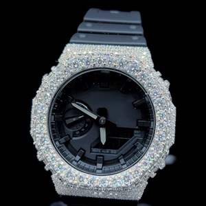 Montre de haute qualité entièrement personnalisée avec diamants cultivés en laboratoire pour hommes, montre de bijouterie hip-hop avec diamants, cadeau - Product Image 2