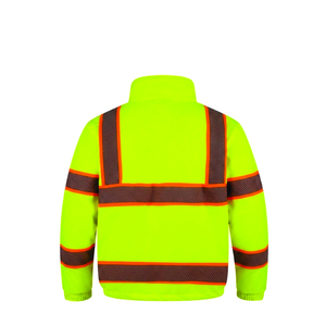 Veste de sécurité réfléchissante haute visibilité pour travaux lourds, vêtements de travail pour les ouvriers du bâtiment, industriels et routiers - Product Image 6
