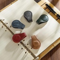 Marque-pages magnétiques en cuir personnalisables avec logo, faible MOQ, vente en gros, marque-pages promotionnels en vrac