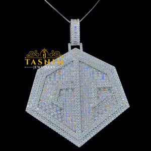 Colgante de Calavera de Moissanita Vintage Premium con Diamantes Amarillos Sólidos, Joyería Hip Hop para Bodas, Fiestas y Regalos a Precio Mayorista - Product Image 5
