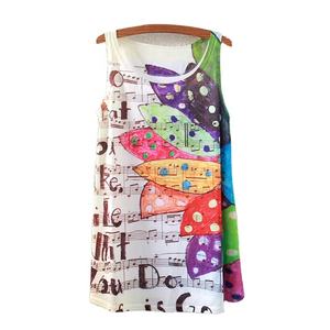 Camiseta sin mangas de buena calidad para mujer, top de poliéster 100%, sin mangas, último diseño, para verano - Product Image 6