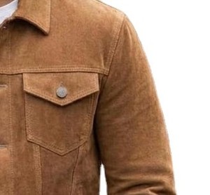 <b>Mens</b> <b>Suede</b> Leather <b>Jacket</b> Contemporary Casual Outerwear Smooth Feel OEM Custom Supplier Sample Service Available Premium Style - Product Image 6