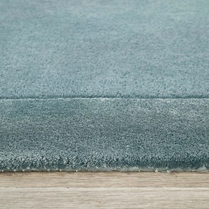 Alfombra Moderna de Color Azul Sólido, Alfombra de Lana Viscosa Suave y Afelpada, Alfombra Rectangular para Sala de Estar, Dormitorio, Guardería, Decoración de Lujo para el Hogar - Product Image 3