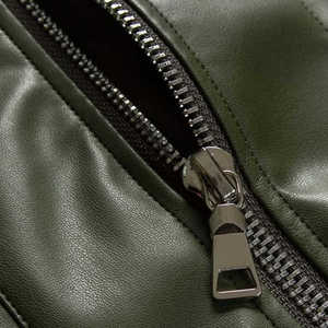 High Quality Plus Size <b>Men's</b> <b>Leather</b> <b>Jackets</b> Breathable With Custom Logo Printing and Different Colors Wholesale <b>jacket</b> for <b>mens</b> - Product Image 5