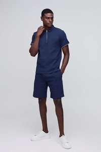 Camiseta Polo Premium de Manga Corta con Media Cremallera para Hombre, Mezcla de Algodón y Poliéster, Ropa Deportiva Casual, para Uso Diario en Verano - Product Image 4