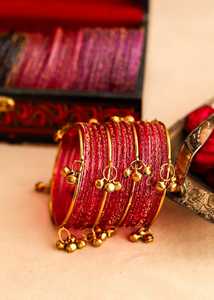 Pulseras Jhumki Kashmiri Doradas de Alta Calidad, Brillantes, para Bodas y Fiestas, Precio al por Mayor, Pulseras de Moda - Product Image 4