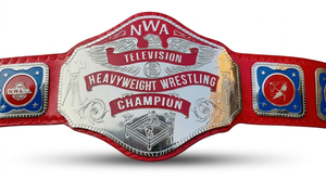 Ceinture de championnat de lutte poids lourd NWA RED pour adultes - Product Image 4