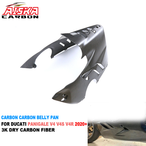 AISKA - Carenado Inferior de Fibra de Carbono Seca 3K en Stock para <span class=keywords><strong>Ducati</strong></span> Panigale V4 V4S V4R 2022-2024 - Product Image 1