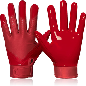 ถุงมือรับบอลอเมริกันฟุตบอล Pro Grip คุณภาพสูง ฝ่ามือเหนียวแน่น สีและโลโก้ปรับแต่งได้ น้ำหนักเบา - Product Image 1