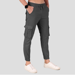 Pantalones Deportivos Casuales para Hombre al por Mayor, Tallas Grandes, Estilo Cargo, con Logotipo Personalizado, Estilo Urbano, Cintura Alta y Baja, 100% Algodón, Ligeros - Product Image 2