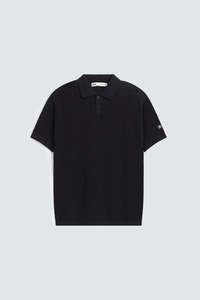 Classic Button Placket Polo Tee Soft Jersey Polo <b>Shirt</b> - Product Image 4