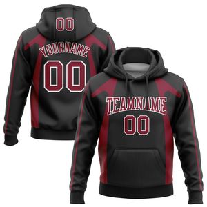Sweat à capuche personnalisé pour homme, noir et vert, en polyester par sublimation, décontracté, pour le sport, vêtement d'automne avec poche pour nom et numéro - Product Image 5