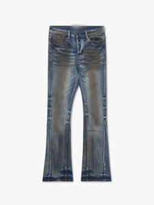 Jeans en denim pour homme 2026 de haute qualité, personnalisés, style vintage, coupe évasée, respirants, streetwear, hip-hop, Y2K, OEM ODM, en coton - Product Image 6