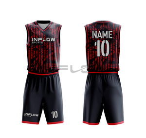 Diseño de Sublimación con MOQ Bajo, Uniformes de Baloncesto Personalizados de Talla Grande, Conjunto de Jersey Transpirable - Product Image 4