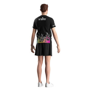 เสื้อกีฬาบาสเก็ตบอลแบบสวมใส่สบายสำหรับฤดูร้อน ผลิตจากโพลีเอสเตอร์คุณภาพสูง ป้องกันแบคทีเรีย  แบบไม่มีแขน  สำหรับการฝึกซ้อม  ลายพิมพ์แบบซับลิเมชั่น  สำหรับทุกเพศ  สไตล์สตรีทแวร์ - Product Image 2