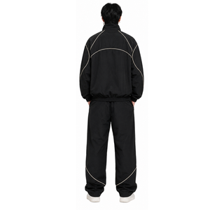 <b>Men</b> Nylon Tracksuit Performance Activewear <b>Jacket</b> and Pants Set Bulk OEM ODM Wholesale Manufacturer Nylon Tracksuit For <b>Men</b> - Product Image 3
