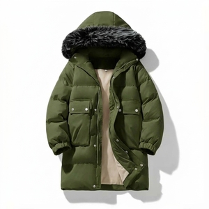 <b>Mens</b> Relaxed Fit <b>Puffer</b> Jacket Custom Insulated Winter <b>Coat</b> Quilted Streetwear Wholesale Private Label Apparel - Product Image 5