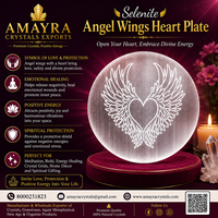 Nouveautés : Plaque de Sélénite Semi-Précieuse Gravée de Fleurs Spirituelles pour la Décoration – Achetez en Gros chez Amayra Crystals Exports
