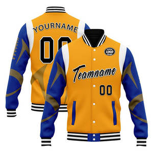 Chaqueta de Béisbol Eshel Intl para Hombre, de Lana y PU, Talla Personalizada, Directo de Fábrica, MOQ Bajo, Calidad Garantizada, Envío a Todo el Mundo - Product Image 6