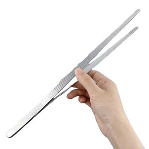 Qnq ชุดอุปกรณ์ผ่าตัดด้วยมือแบบใช้มือแคลมป์สเตนเลสสตีลคุณภาพสูงสำหรับการตกแต่งและแหนบปากคีบสำหรับเนื้อเยื่อ - Product Image 5