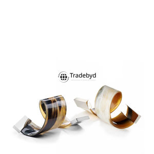 Ronds de serviette élégants faits à la main en corne écologique, style campagnard, pour une décoration de table élégante, idéaux pour les cadeaux Tradebyd - Product Image 4