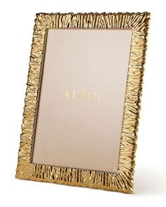 Cadre photo moderne en laiton avec motif marbré en relief et design feuille, décoration de salon, cadeaux de mariage, en aluminium - Product Image 4