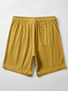 Mens <b>Cargo</b> Fitness <b>Shorts</b> Elastic Waist Quick Dry <b>Lightweight</b> Workout Training <b>Shorts</b> for Running Gym Exercise 100% Polyester - Product Image 3