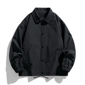 เสื้อแจ็คเก็ตโค้ชผู้ชายแบบลำลอง ปกเสื้อเชิ้ต ติดกระดุม ผลิตจากโพลีเอสเตอร์ ป้องกันลม ใส่ได้ทั้งผู้ชายและผู้หญิง - Product Image 2