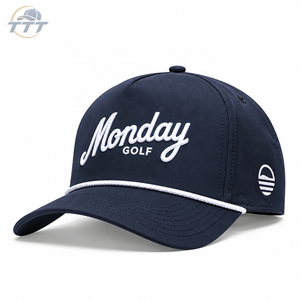 Casquette de golf personnalisée, fabricant vietnamien, découpe laser, 6 panneaux, respirante, casquette de sport à fermeture snapback, logo brodé, OEM ODM, vente en gros, usine - Product Image 1