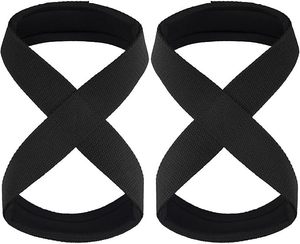 สายรัดข้อมือรูปเลข 8 สำหรับออกกำลังกาย ยี่ห้อ Factory Manufacturing สำหรับเล่นกีฬา ฟิตเนส ยิม อุปกรณ์ยกน้ำหนัก เดดลิฟท์ พาวเวอร์ลิฟท์ติ้ง - Product Image 5