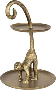 Vintage Style Embossed Metal <b>Cake</b> <b>Stand</b> with Floral Carving for Home and Wedding Decor - Product Image 2