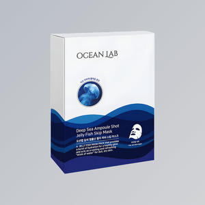 Masque facial EMS Osyeonraep Ocean Lab Deep Sea Ampoule Shot Jellyfish Skip Mask Pack 10 feuilles 1 pochette masque en tissu coréen - Product Image 3