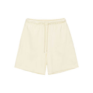 Shorts de sport pour hommes en molleton de coton premium, bas de pyjama athlétique, taille élastique avec cordon de serrage, confort décontracté au quotidien - Product Image 1
